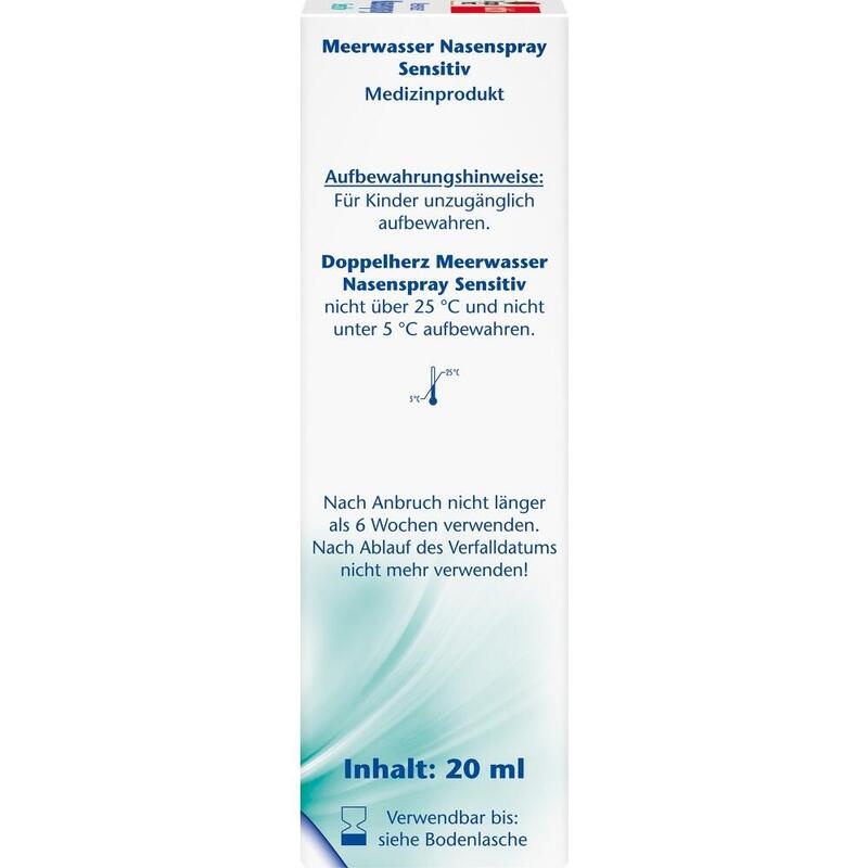 DOPPELHERZ Meerwasser Nasenspray mit Panthenol
