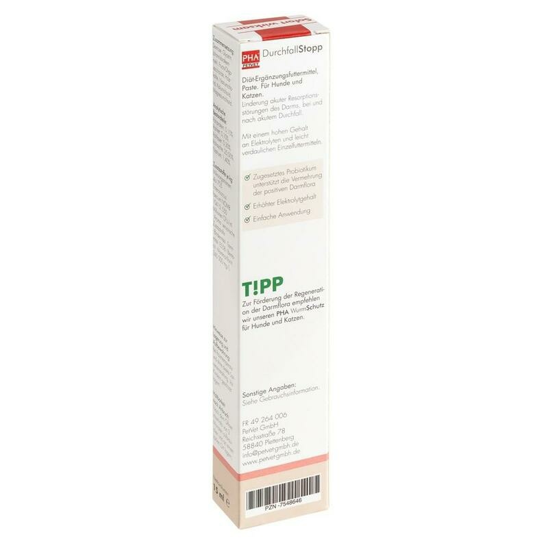 PHA DurchfallStopp Paste f.Hunde