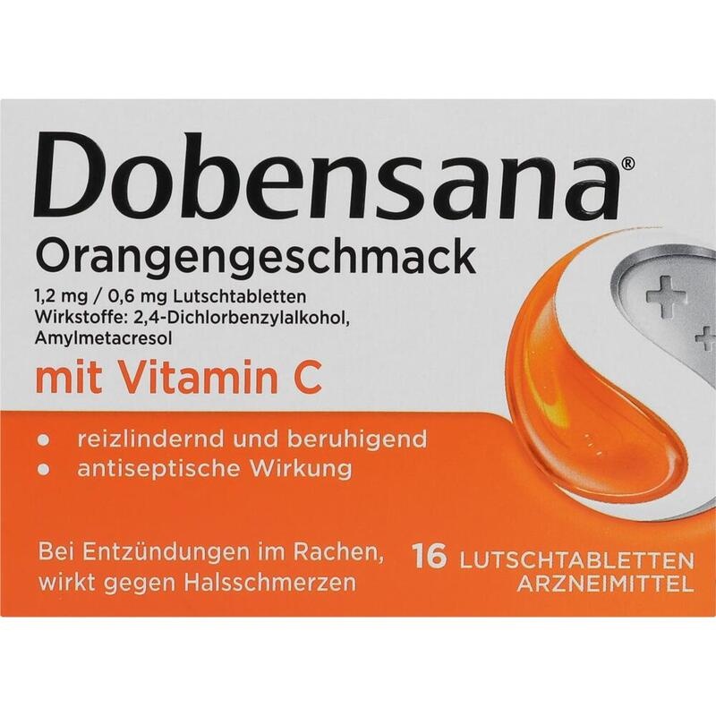 DOBENSANA Orangengeschmack 1,2mg/0,6mg Lutschtabl.