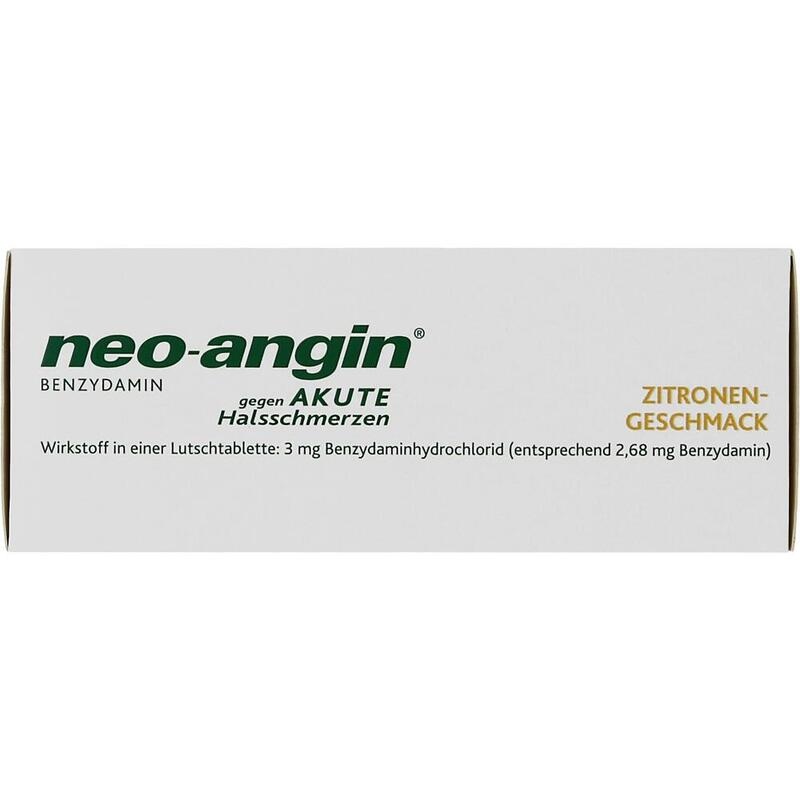 NEO-ANGIN Benzydamin akute Halsschmerzen Zitrone
